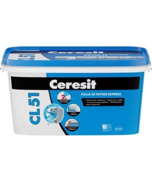 Folia w płynie Ceresit CL51 5kg – elastyczna hydroizolacja pod płytki