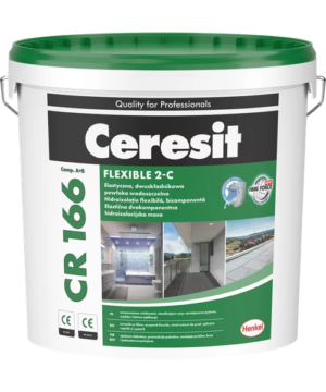Ceresit CR 166 16 kg – elastyczna powłoka hydroizolacyjna dwuskładnikowa