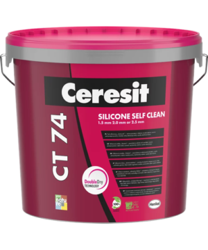 Tynk silikonowy Ceresit CT 74 – baza biała 25kg